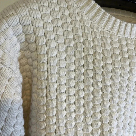 Hippie rose women’s size medium long sleeve Beige Sweater - Picture 2 of 6